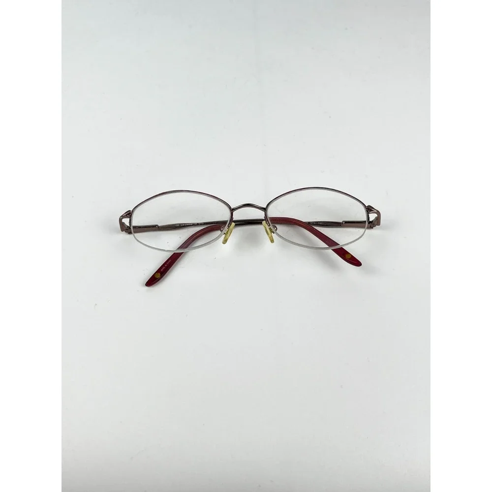 Liz Claiborne L249 DT3 Women's Eyeglasses Frame‎ Brown Half Rim 49-17-130 mm